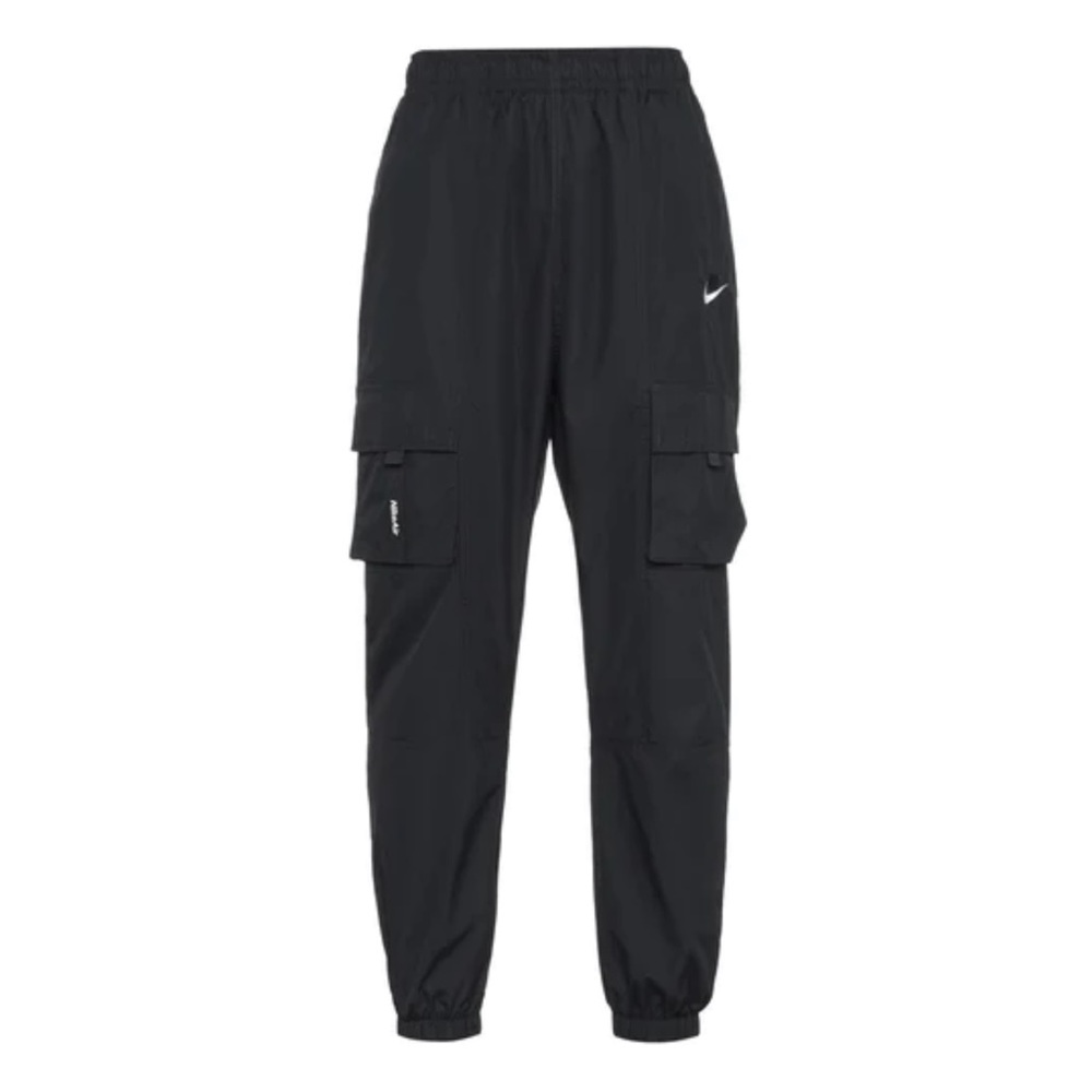 Nike Air Casual Woven Black Cargo Joggers Medium